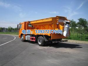 內(nèi)蒙古烏海市公路管理段與河南都市機械設備有限公司研究中心試驗成功融雪劑撒布機